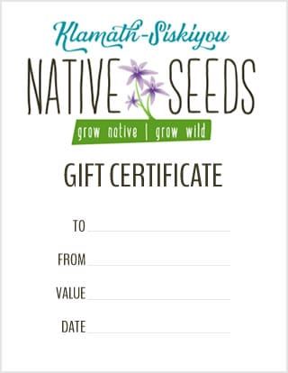 give the gift of native wildflowers